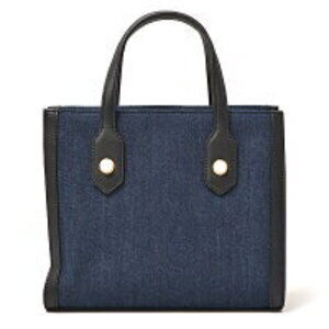 Gucci Tiger Bag Navy Embroidery Denim Blue